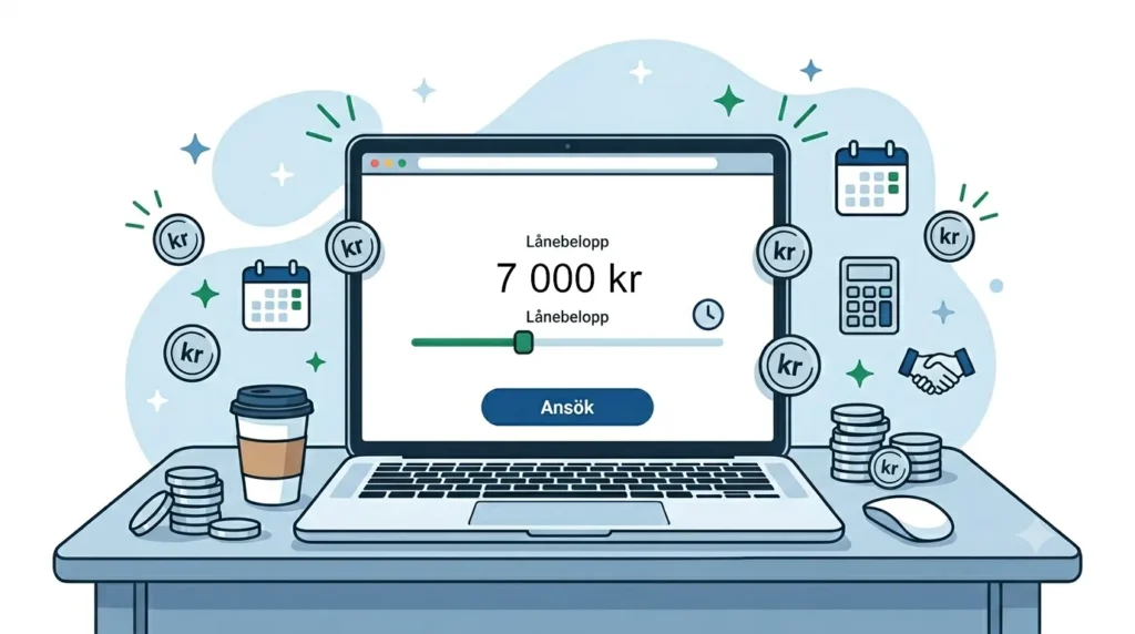 Låna 7000 kr snabbt