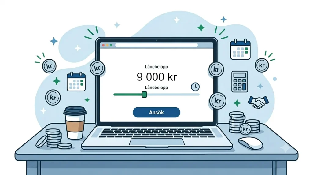 Låna 9000 kr snabbt
